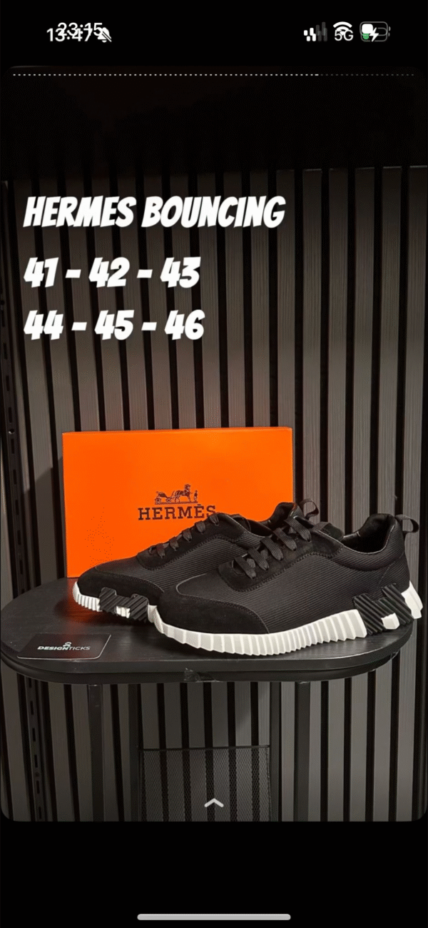 Hermes Bouncing Zwart Wit