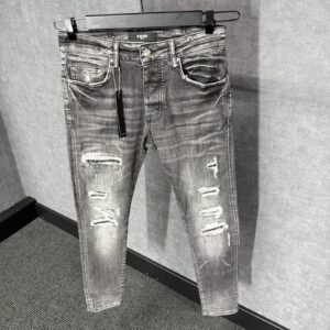 Amiri Grey Jeans Lines