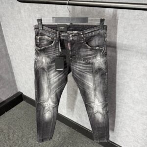Dsquared2 Black Star Jeans Glimmende Label