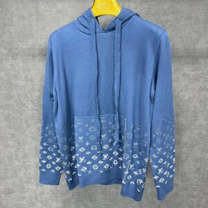 LV Monogram Hoodie Blue