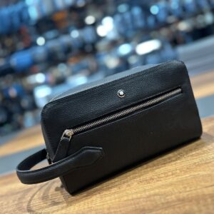 Monblanc Black Leather Handbag