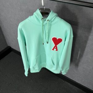 Ami Blue Hoodie High Quality