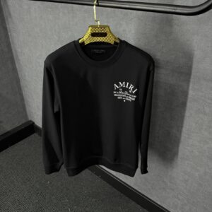 Amiri Black Sweater Logo