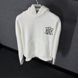 Amiri White Hoodie High Quality