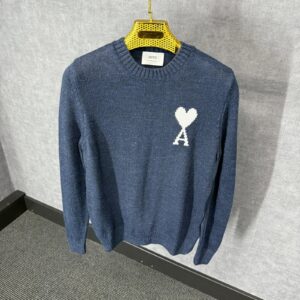 Ami Blue Sweater Wol