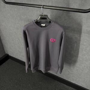Christian Dior CD Sweater Grey, Purple Logo