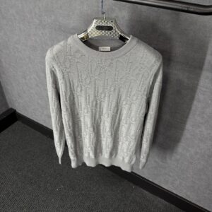 Christian Dior Oblique Beige Sweater High Quality
