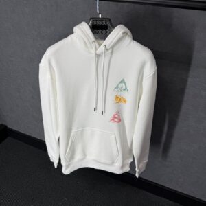 Christian Dior White Logo Side Hoody High Quality