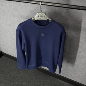 Fendi Dark Blue Sweater High Quality