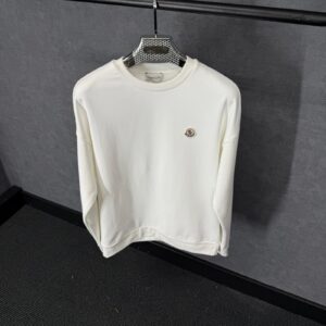 Moncler Basic Logo Sweater White