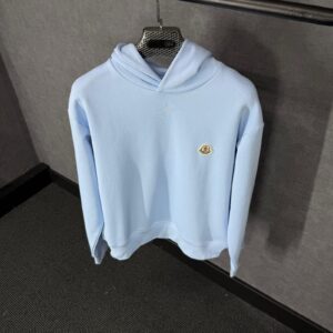 Moncler Blue Hoodie High Quality