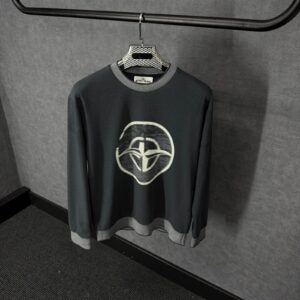 Stone Island Sweater Antraciet Rand