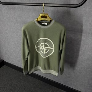 Stone Island Sweater Groen Rand
