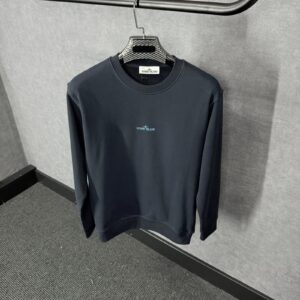 Stone Island Mid Logo Sweater Blue