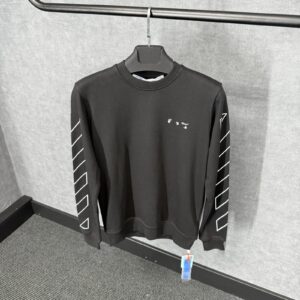 Off-White Black Sweater Arm Logo