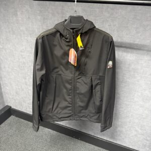 Parajumpers Black Outdoor Rain Jacket