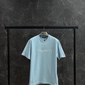 louis vuitton  embossed T-shirt Blue