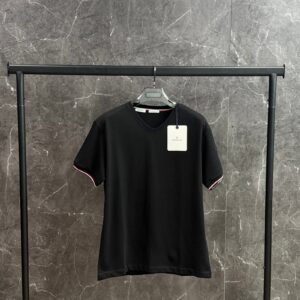 Moncler V-hals T-shirt Black