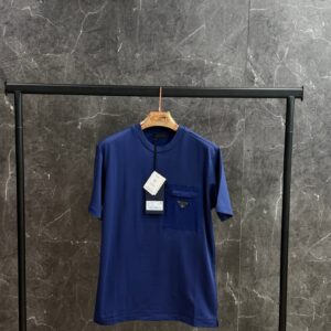 Prada Re-Nylon T-shirt Blue