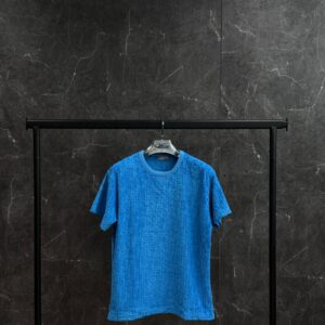 Dior Oblique T Shirt Blue