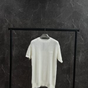 Amiri Crochet-Knit White