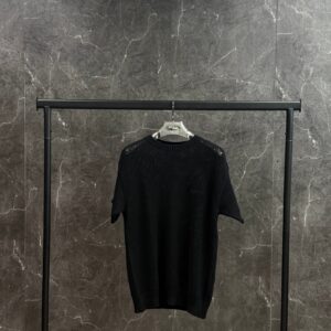 Amiri Crochet-Knit Black