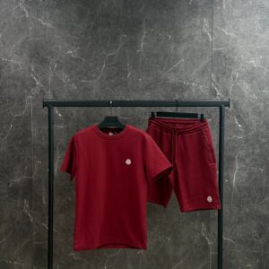 Moncler zomer suit met Logopatch Red