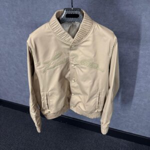 Louis Vuitton Bomber Beige Jacket High Quality