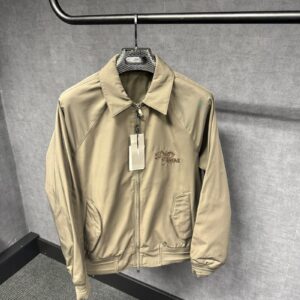 Dior Beige Full-Zip Men's Jacket